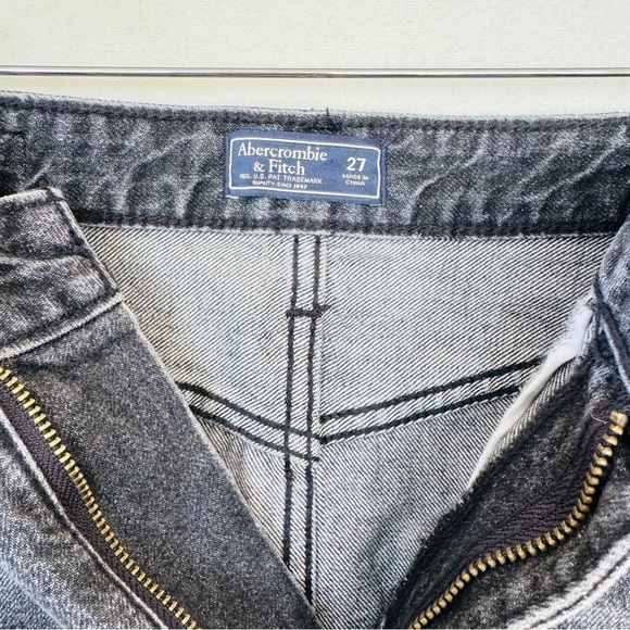 Abercrombie & Fitch Embroidered Mini Skirt Floral Sz 27 Casual Summer Western - Picture 5 of 9